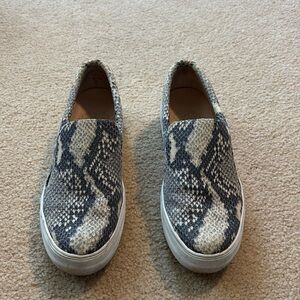 Vince Camuto snake slip on sneaker